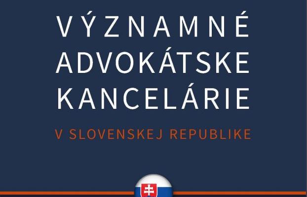 Advokátska kancelária HRONČEK & PARTNERS s.r.o uverejnená v ročenke 2019