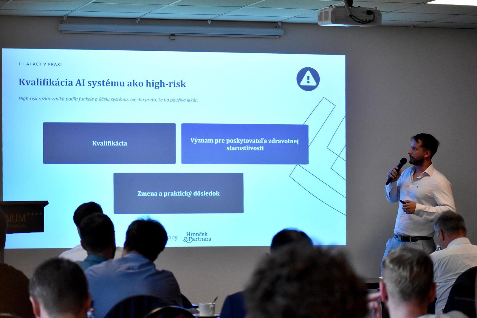 Prednáška AI Act v praxi – kvalifikácia AI systému ako high-risk