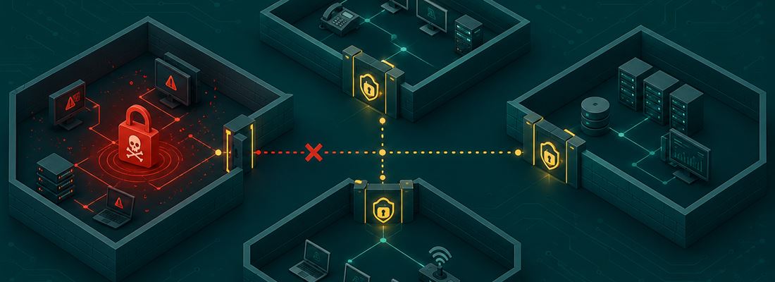 Segmentácia siete (VLAN) ako obrana proti ransomvéru